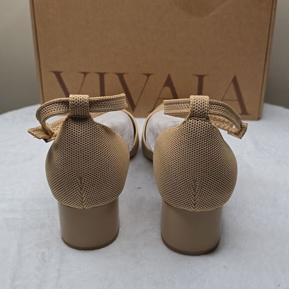 NIB Vivaia Pointed-Toe Stress FREE Block Heels (Galilea) Sz US 11 - Picture 4 of 8